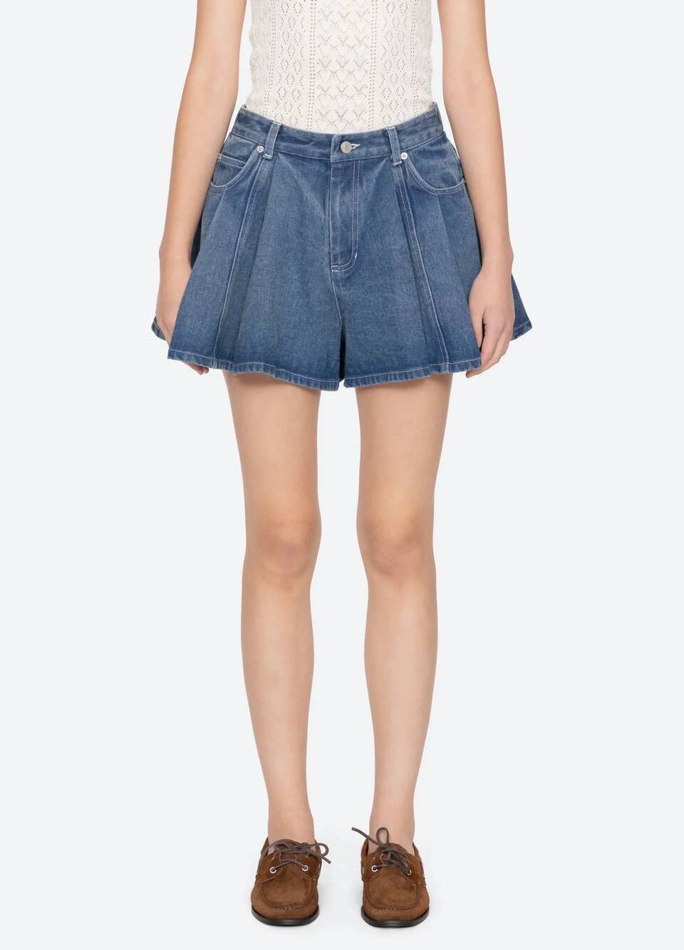 NEW SEA stasia shorts in blue